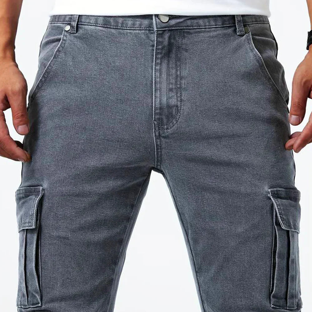 ALEX™ | ELASTISCHE CARGO JEANS  - By Qivii