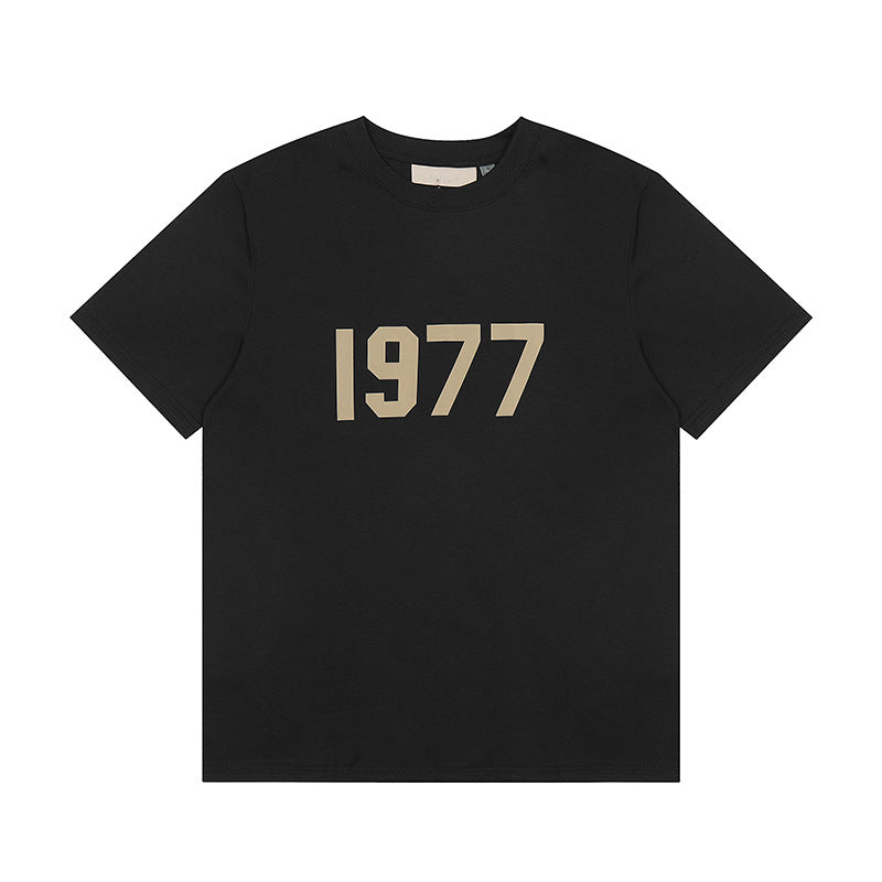 1977 T-Shirt / Shorts / Set - Iron Black  - By Qivii