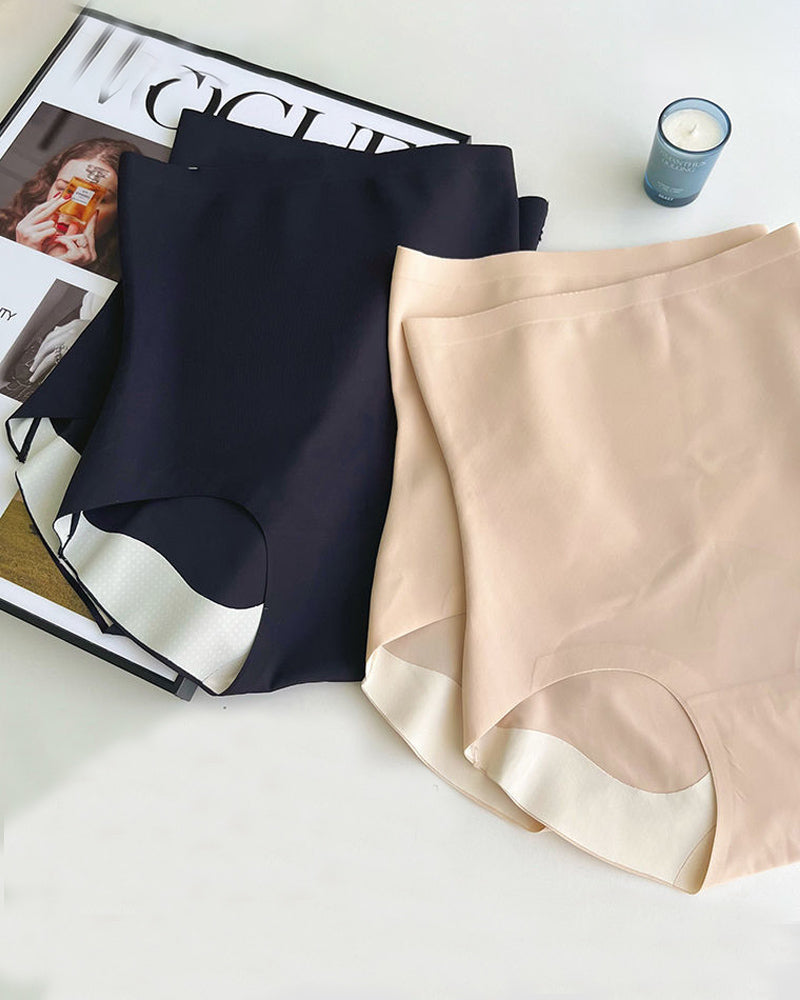 Women's Seamless High Waist Tummy Control Non-rolling Shapewear Panties  - By Qivii