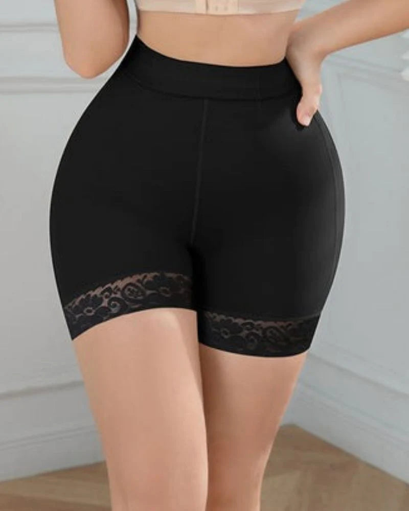 Shapshe® Women Butt Lifter Lace Seamless Body Shape Lifting Black Shapewear Underwear  - By Qivii