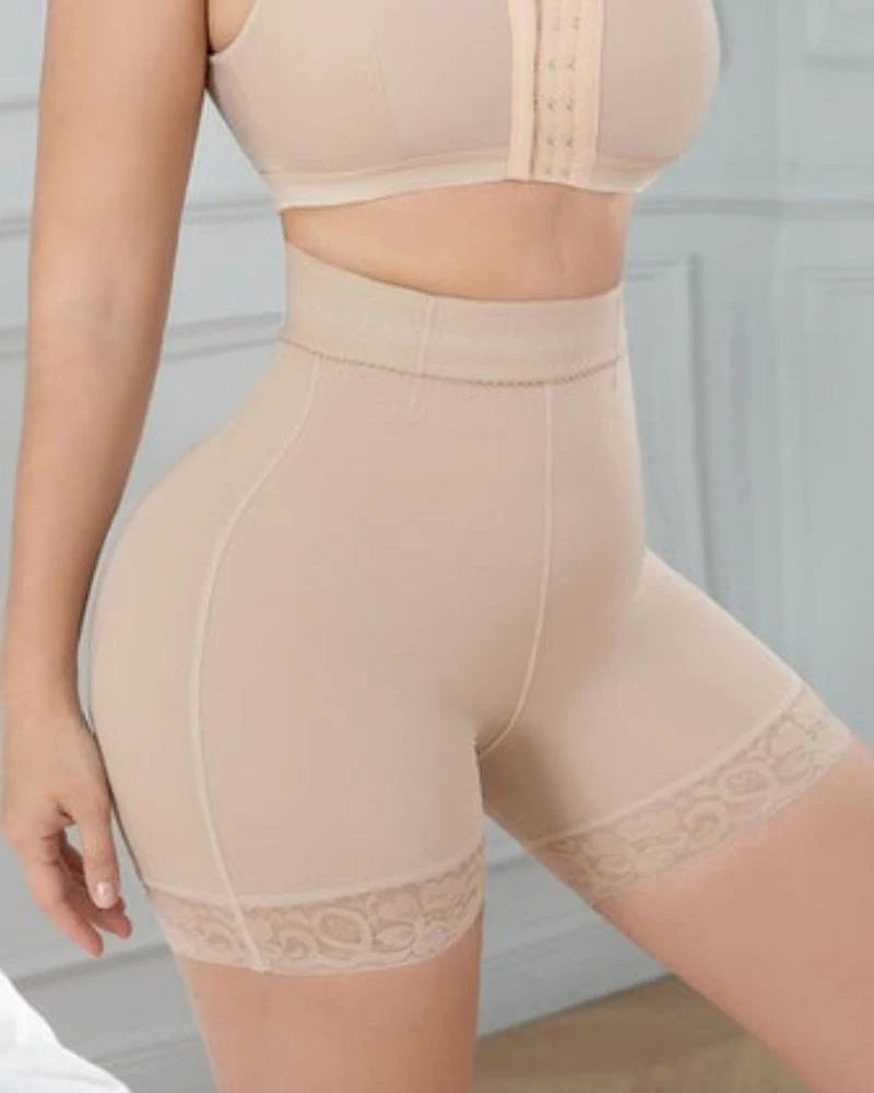 Shapshe® Women Butt Lifter Lace Seamless Body Shape Lifting Beige Shapewear Underwear  - By Qivii
