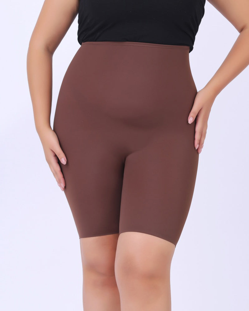 Smooth High Waisted Tummy Control Shapewear Shorts Slimming Breathable Boxer Panties  - By Qivii
