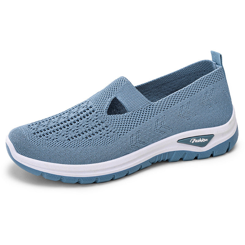 Women’s ComfyGo Slip-On Breathable Mesh Sneakers – Soft Sole Casual Shoes (US 5–11)