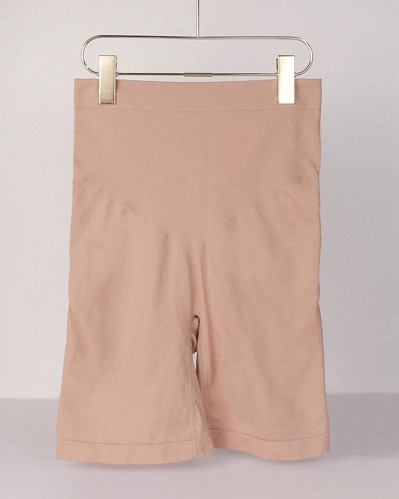 Mid-rise Tummy Control Hip Lift Thin Style Shaping Shorts  - By Qivii