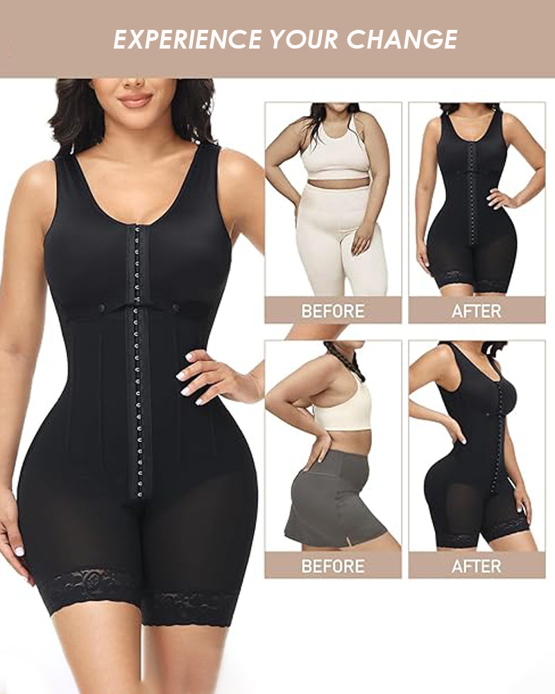 Shapshe® Compression Garment Short Shapewear For Women With Bra  - By Qivii