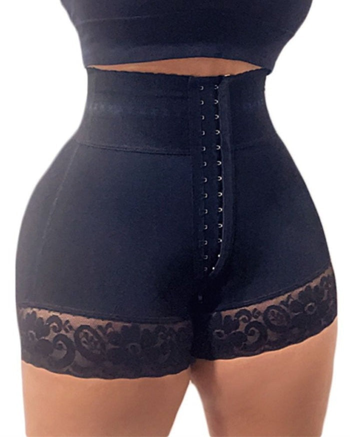 Shapshe® Double Compression High Waisted BBL Shorts With Mid-section Tummy Control Panties  - By Qivii