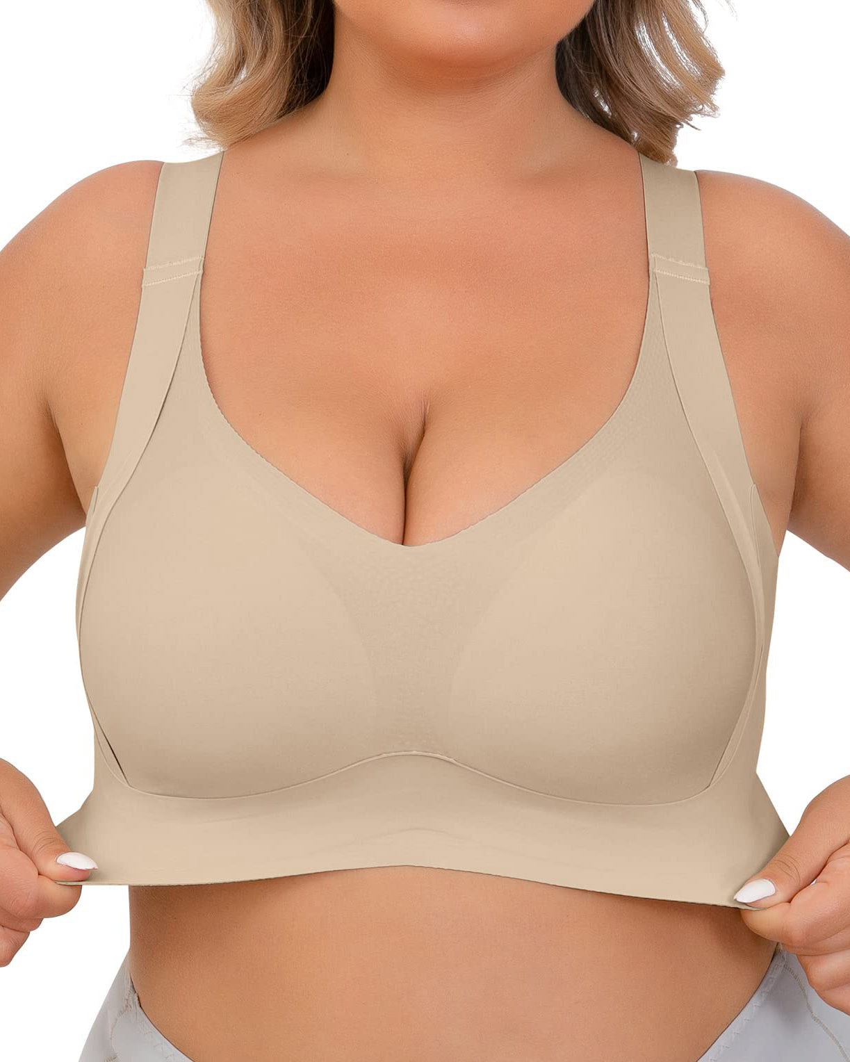 Daily Comfort Wireless Shaper Bra Smooth Full Coverage Support Bra  - By Qivii