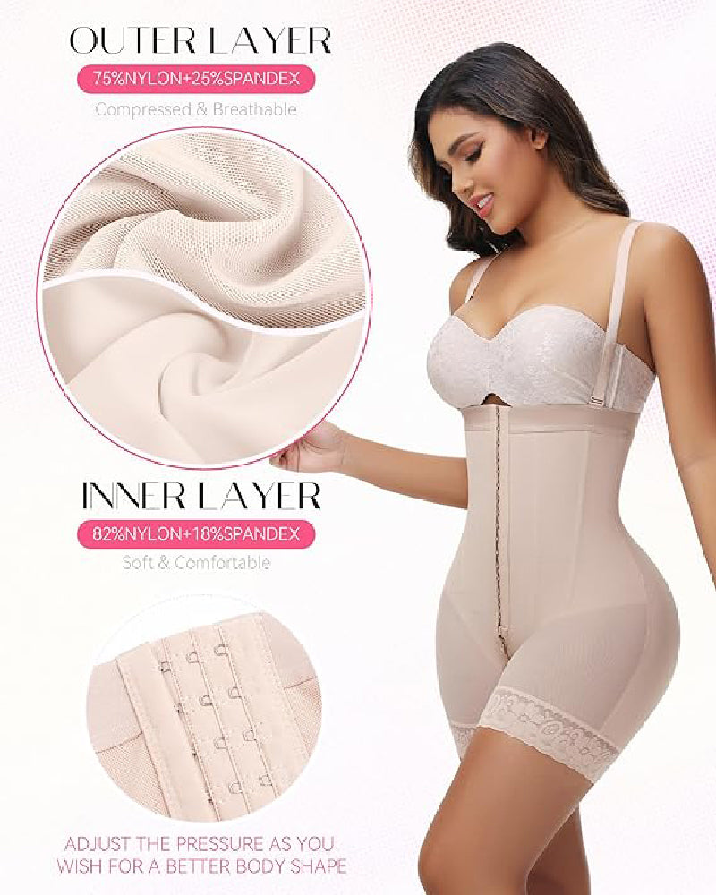 Shapshe® Fajas Colombianas Tummy Control Strapless Butt Lifter BBL Shapewear  - By Qivii