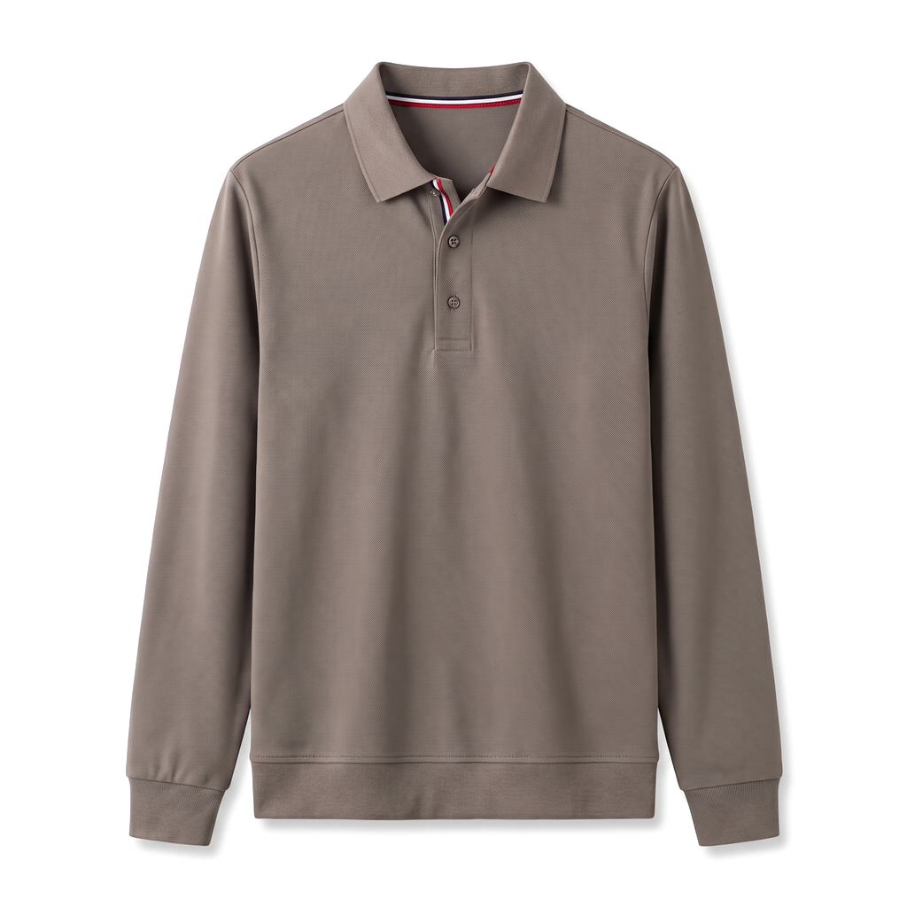 Aaron Long-Sleeve Polo