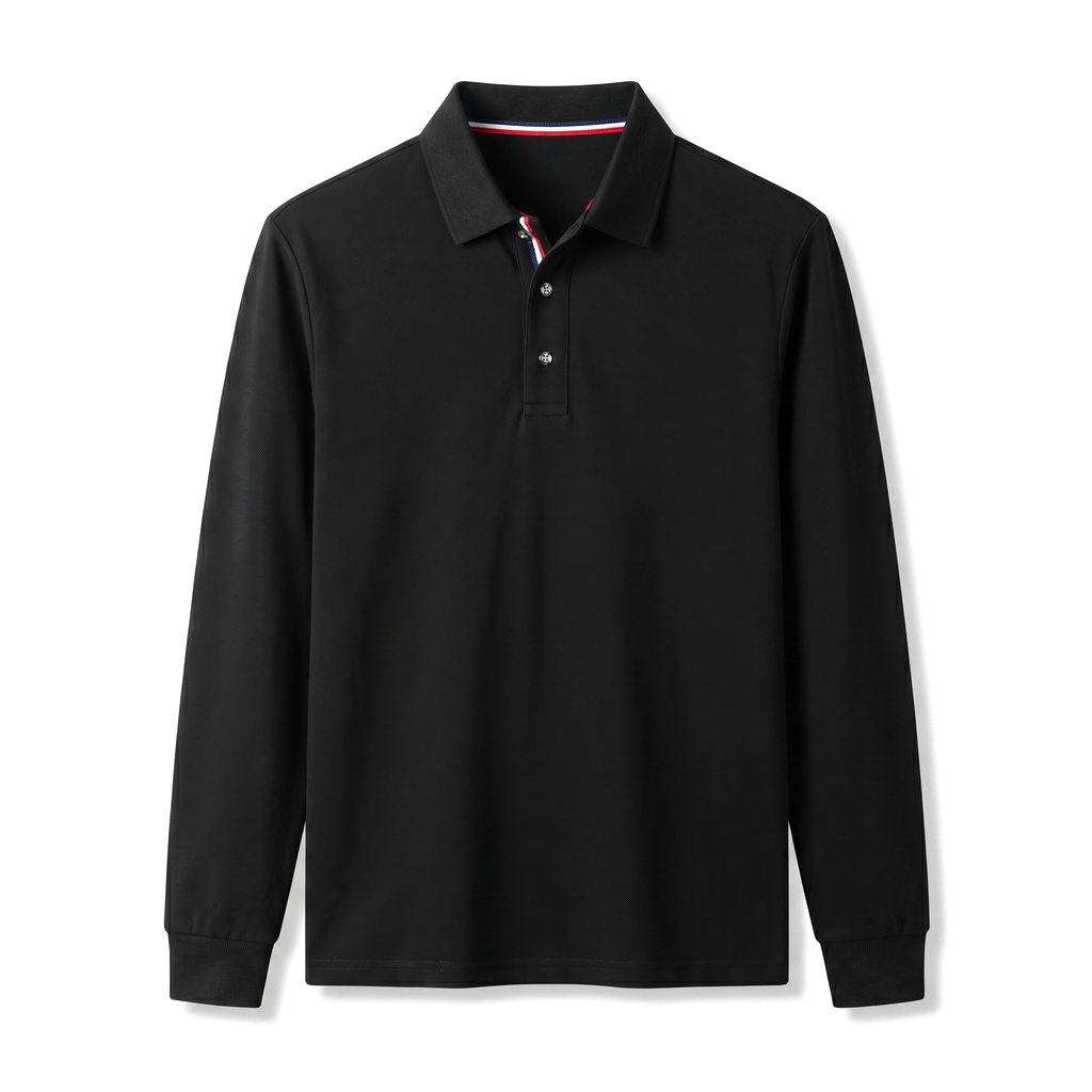 Aaron Long-Sleeve Polo