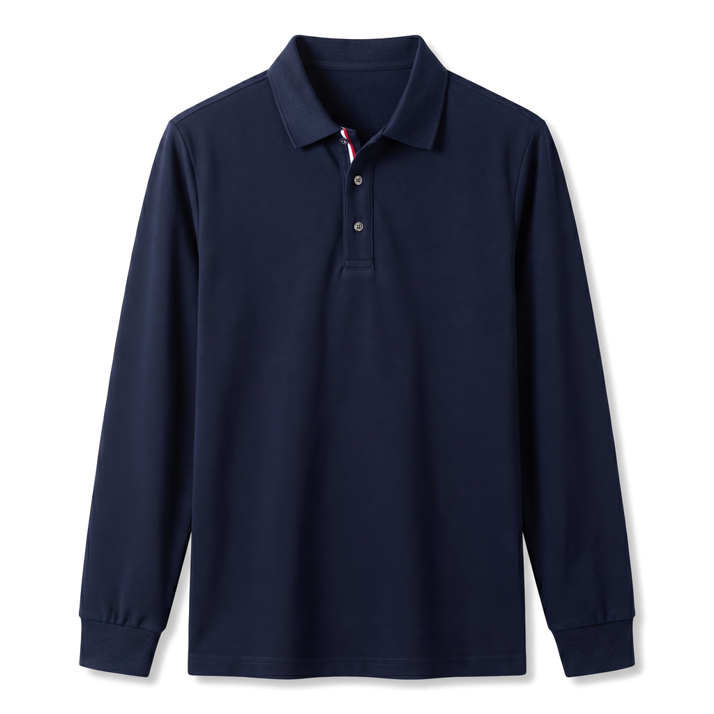 Aaron Long-Sleeve Polo