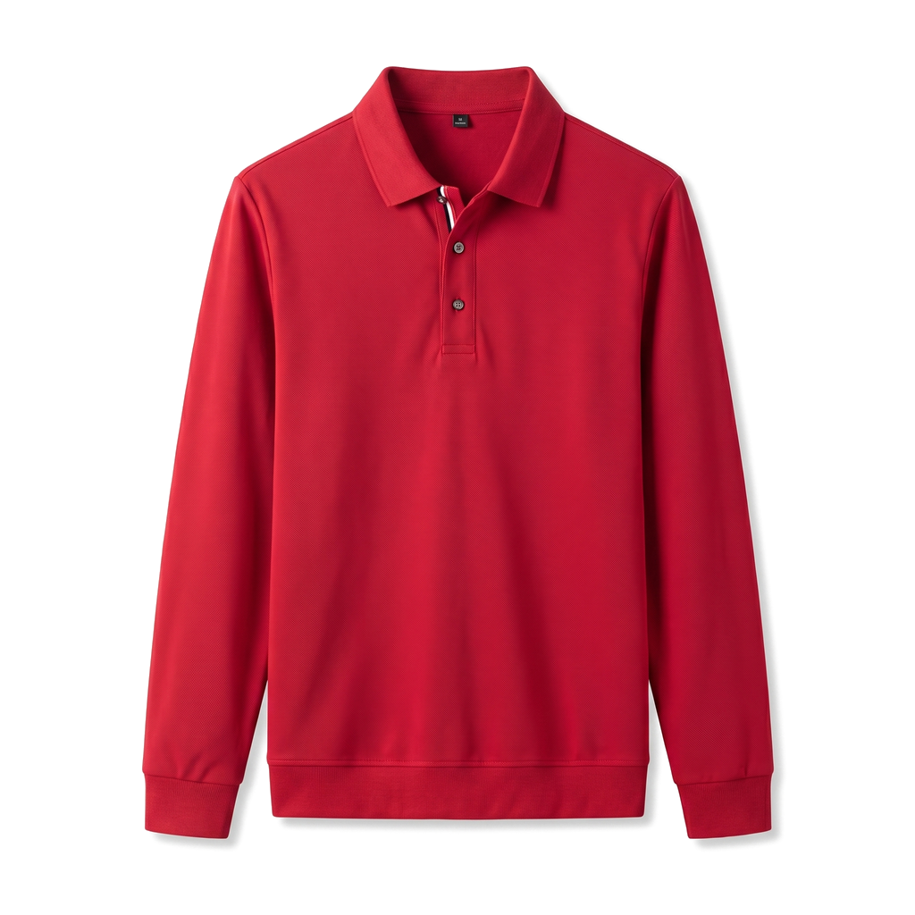 Aaron Long-Sleeve Polo