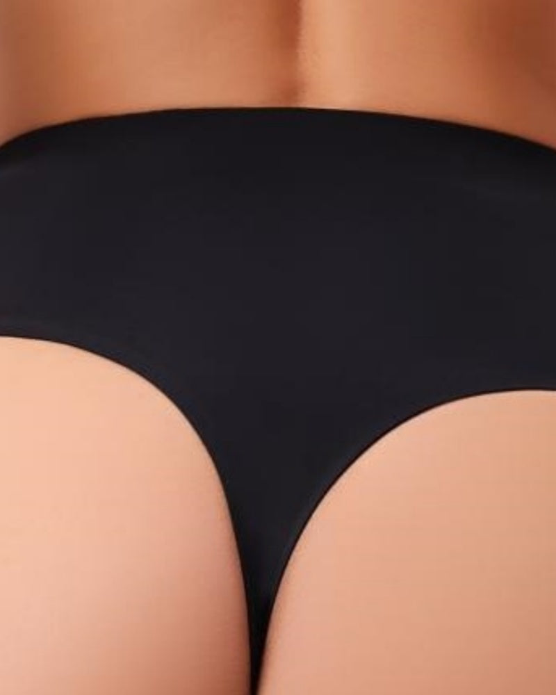 Women's Seamless Mid-Rise Shaping Thong  - By Qivii