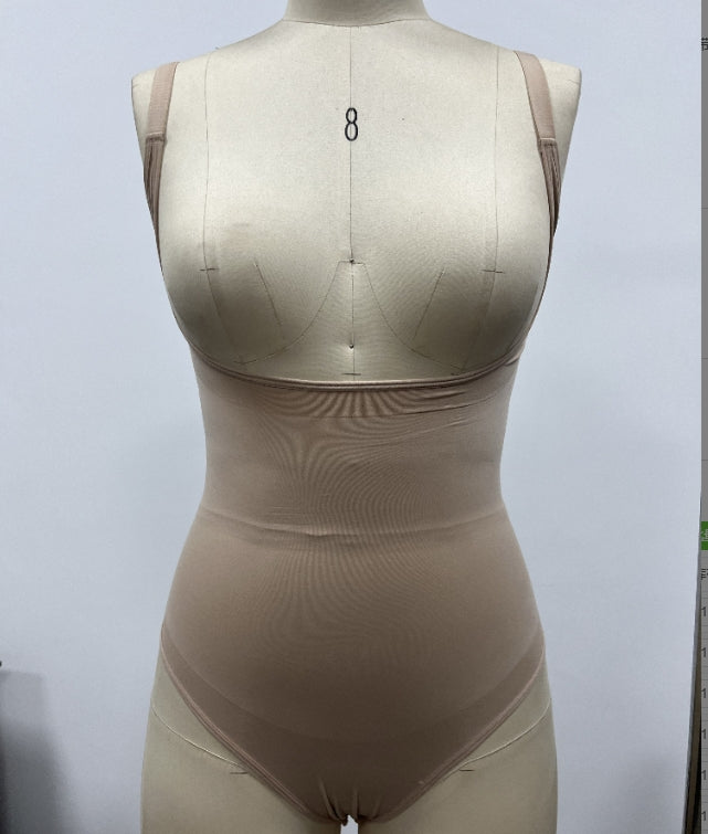 Shapshe® Seamless Tummy Control Thong Body Shaper High Waisted Girdle Butt Lifter Bodysuit  - By Qivii