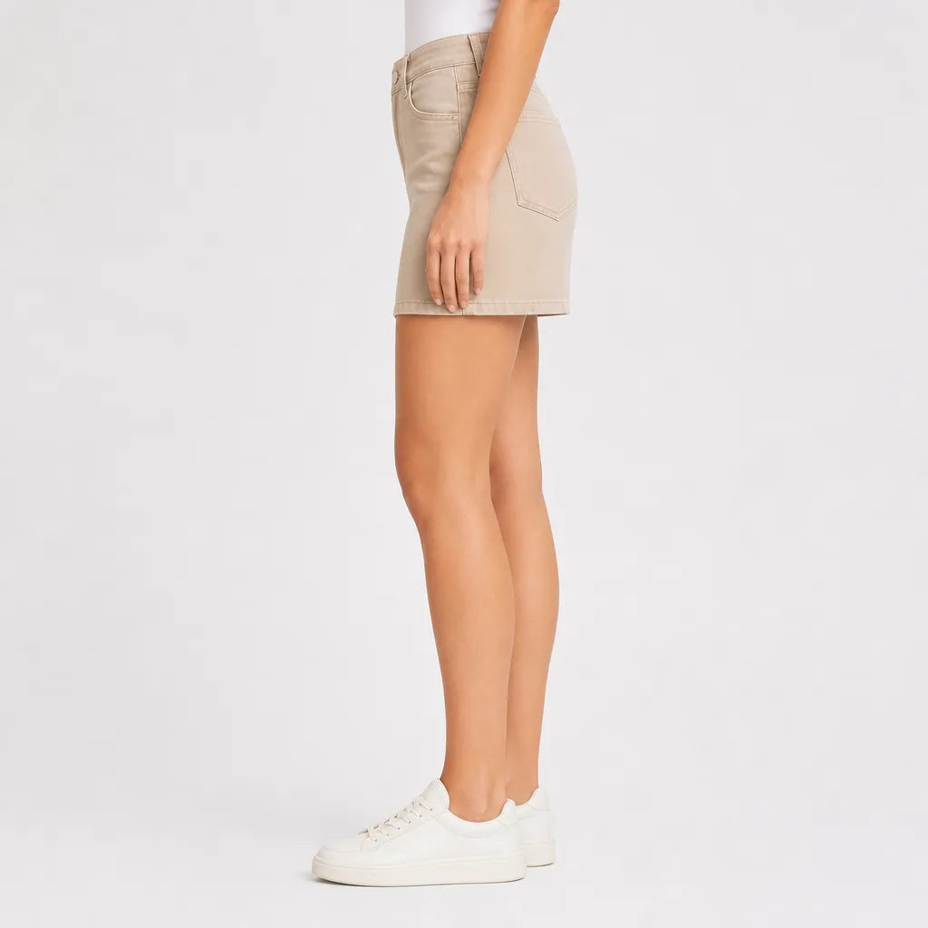 Adeline | Women's Fall Black Denim Skort