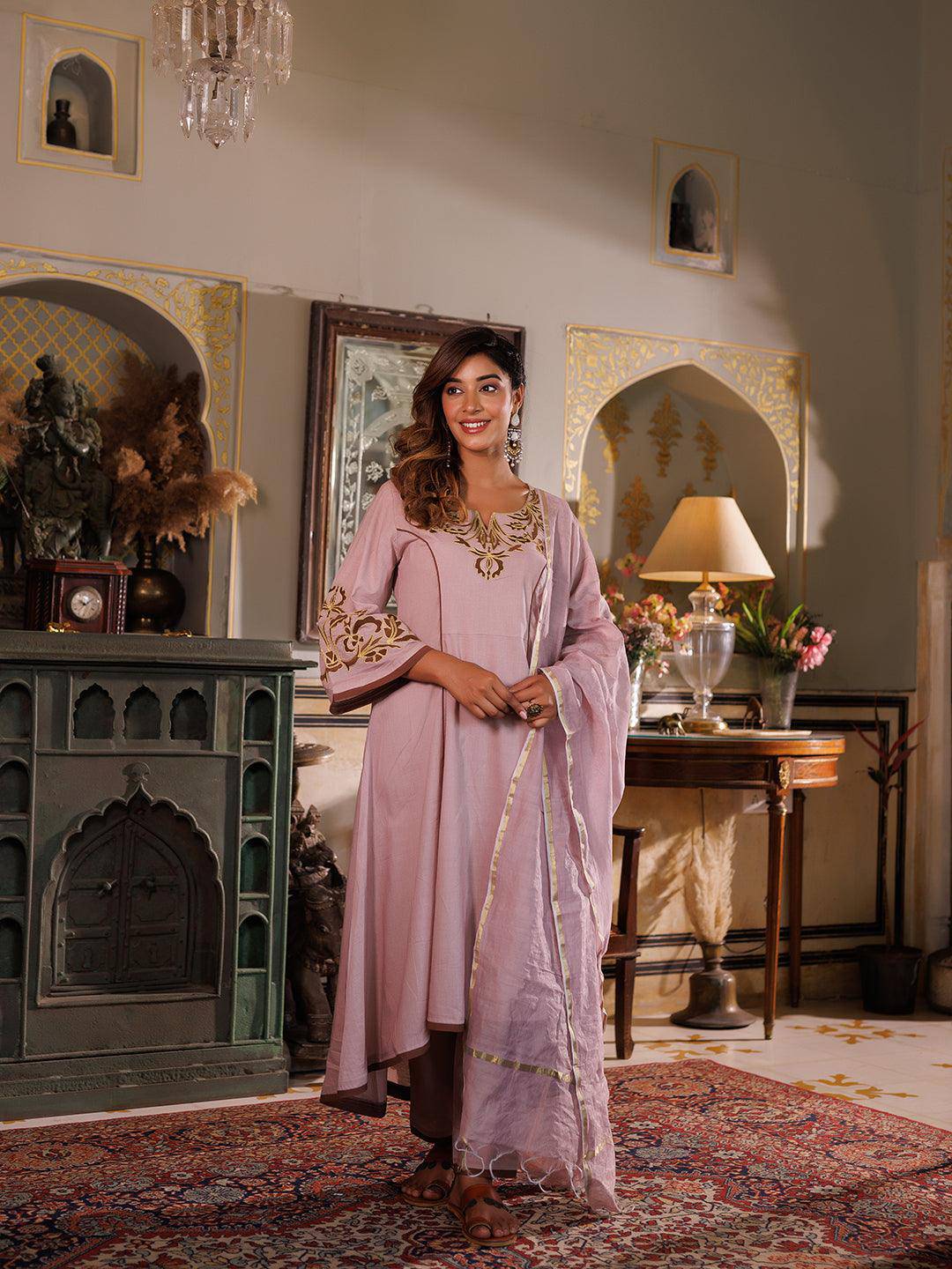 Adobe Rose Kurta Set - qivii