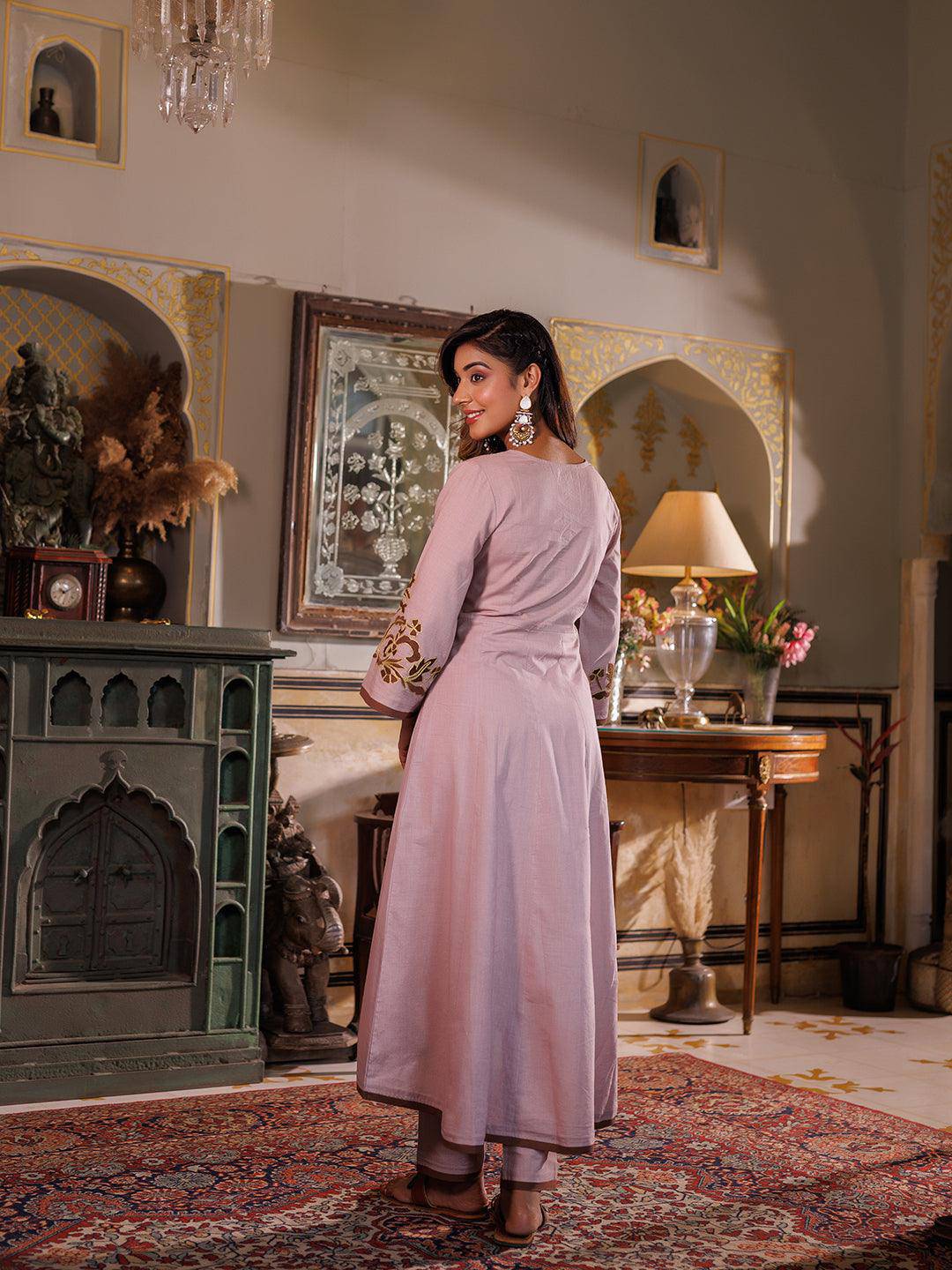 Adobe Rose Kurta Set - qivii