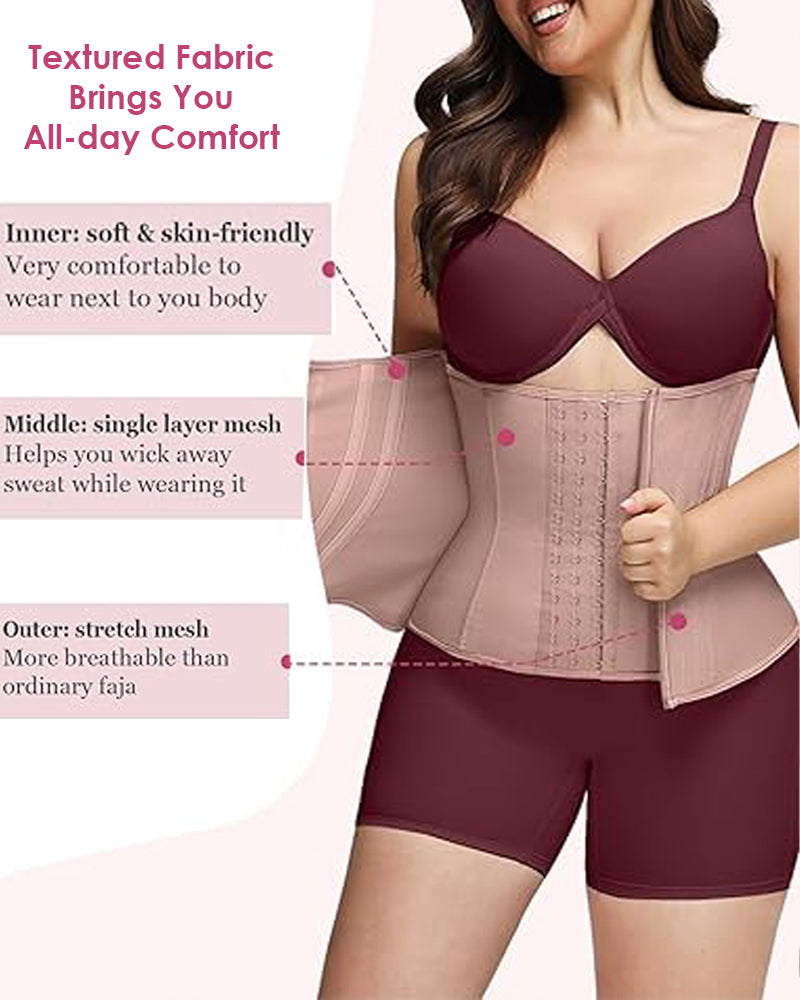 Shapshe® Zip & Breasted Body Shaper Tank Top Waist Trainer  - By Qivii