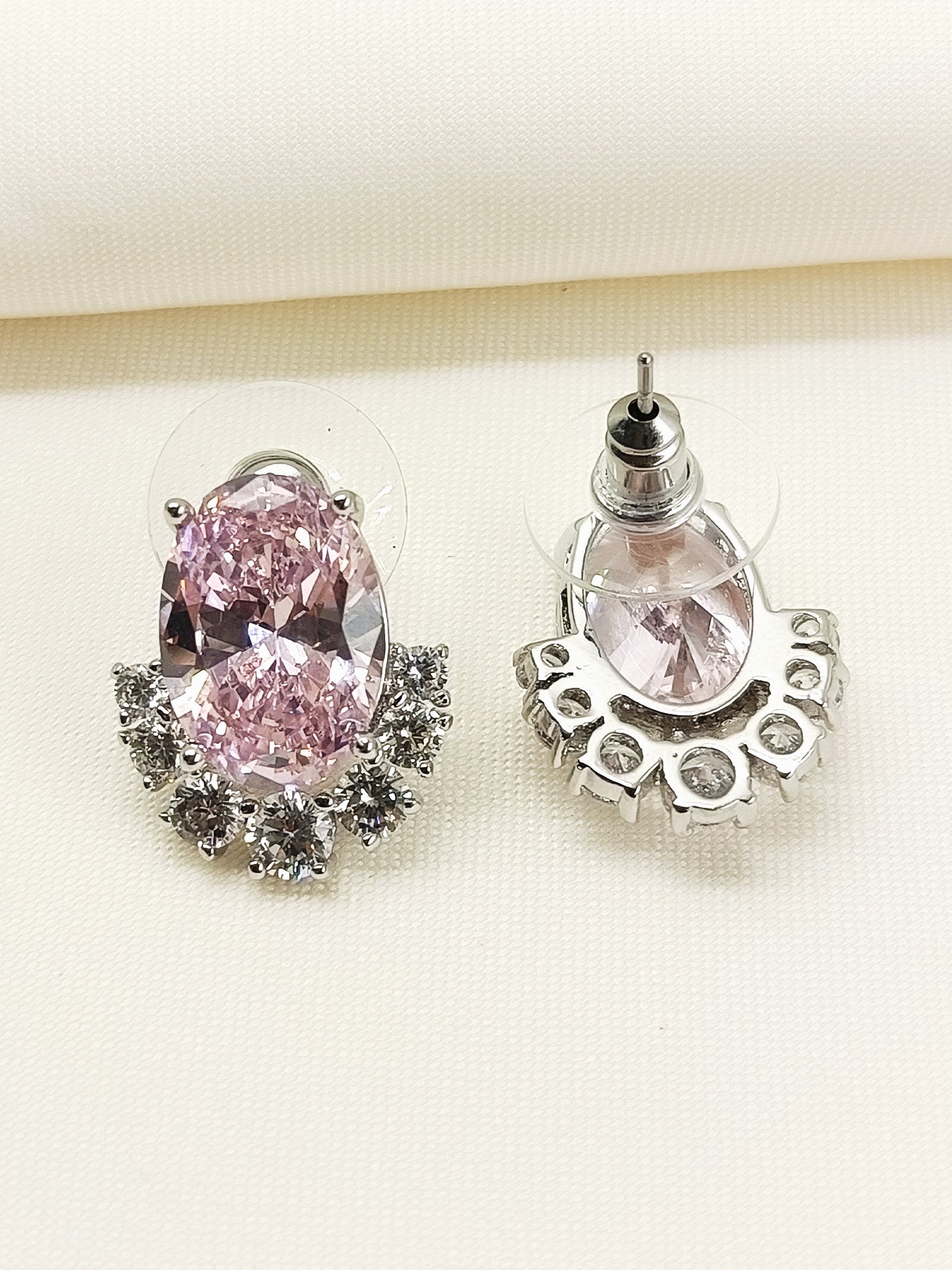 Adel Baby Pink Amerian Diamond Tops