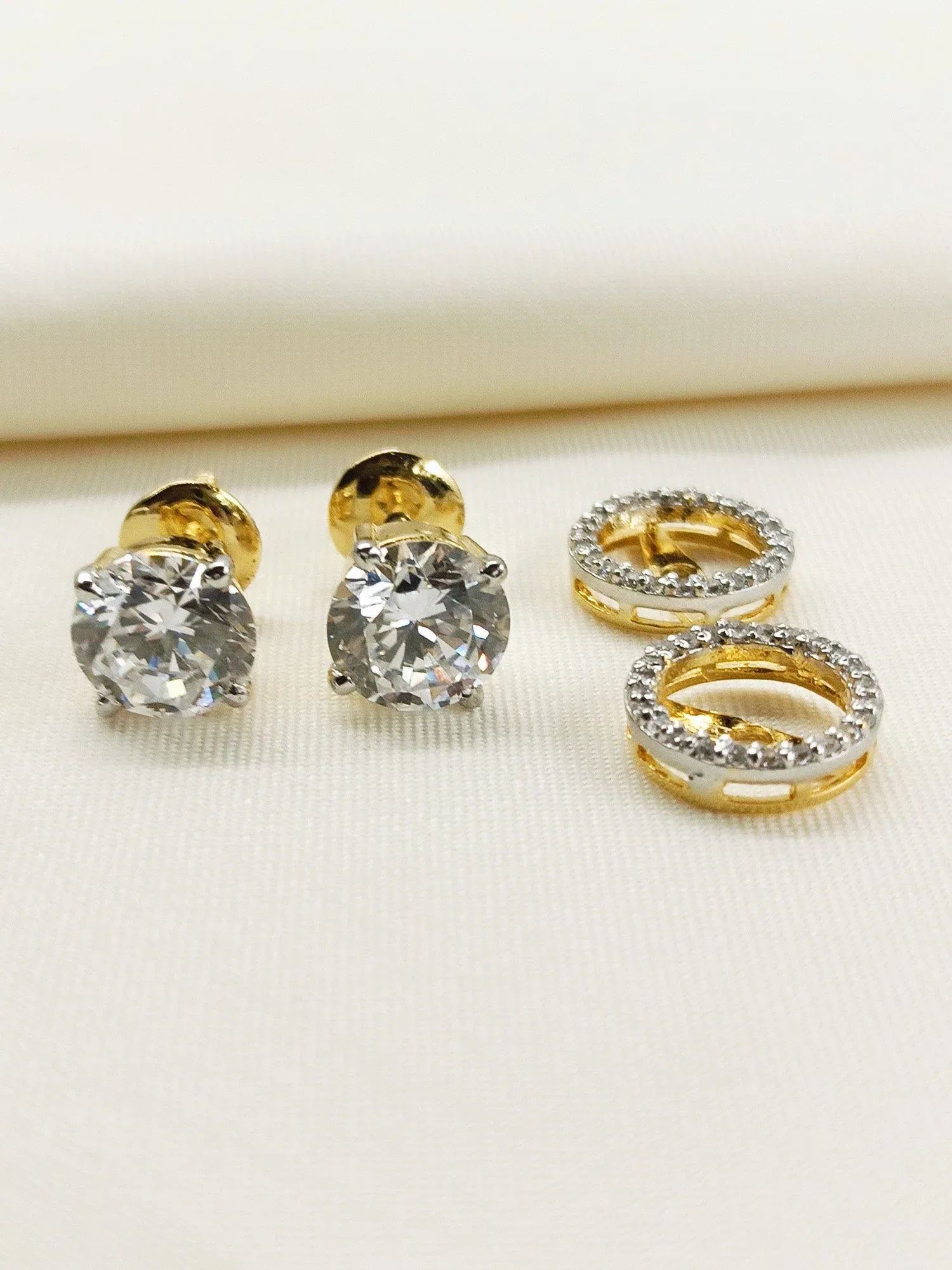 Aisling 92.5 Silver Swarovski Stone Tops