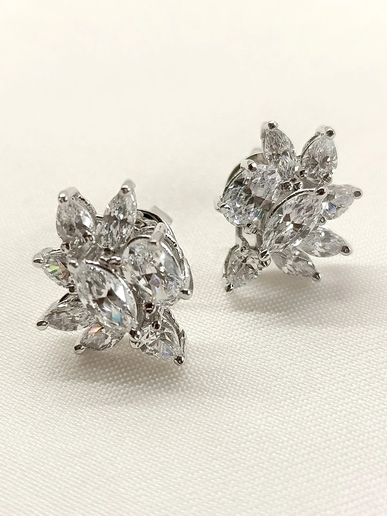 Sabra 92.5 Silver Swarovski Stone Tops