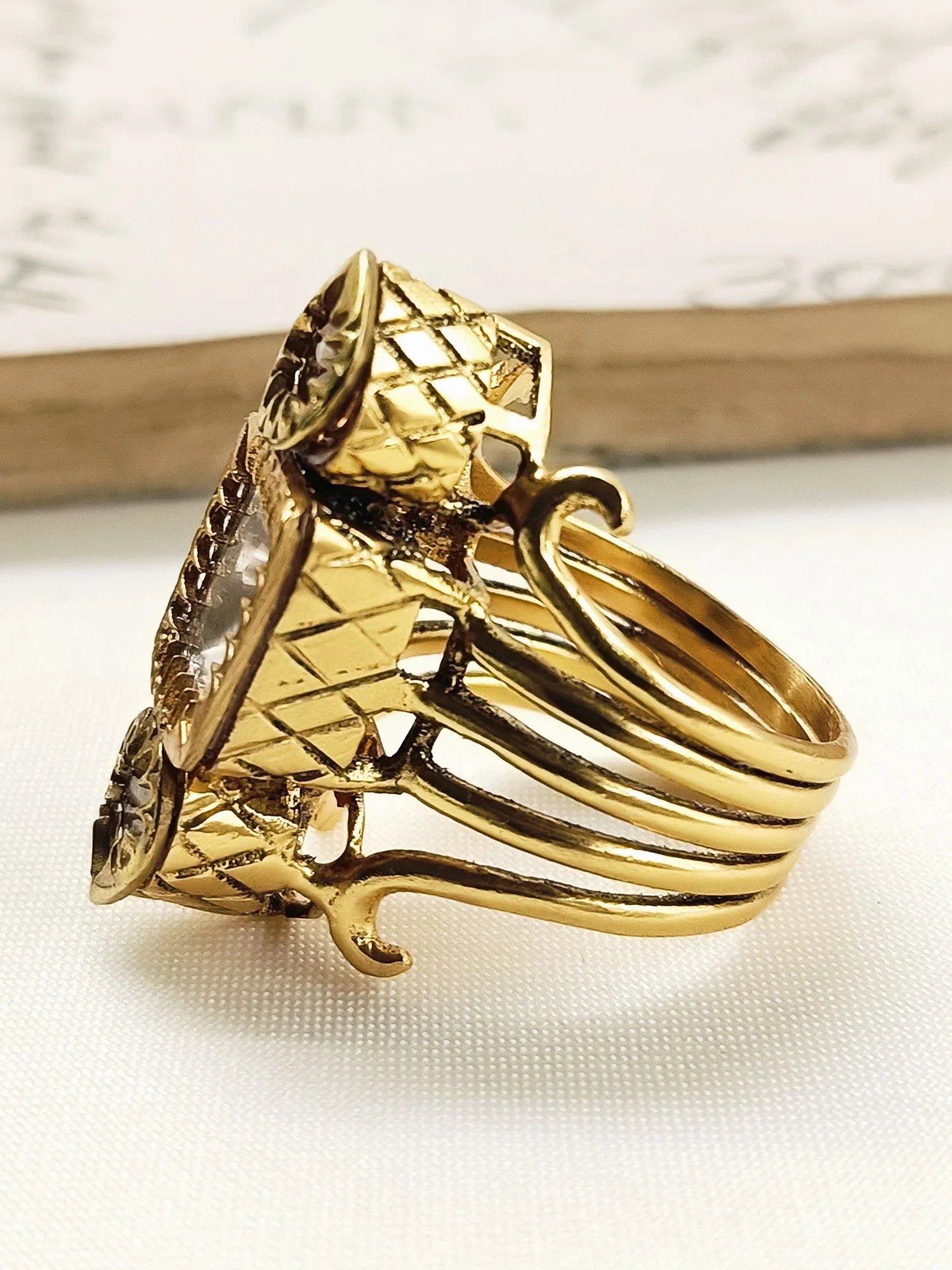 Aiyana 92.5 Silver Moissonite Finger Ring