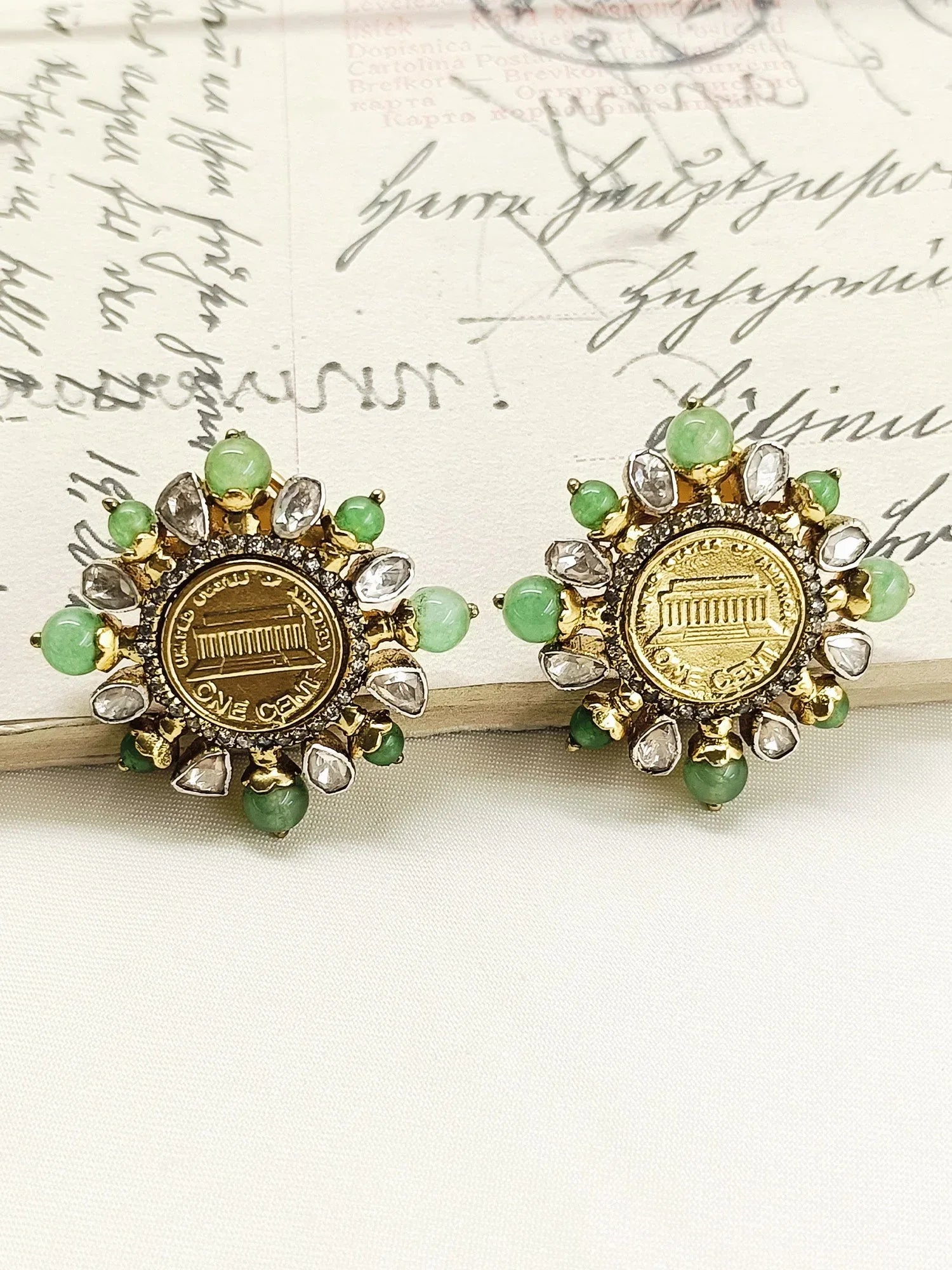 Damayanti 92.5 Silver Moissonite Tops