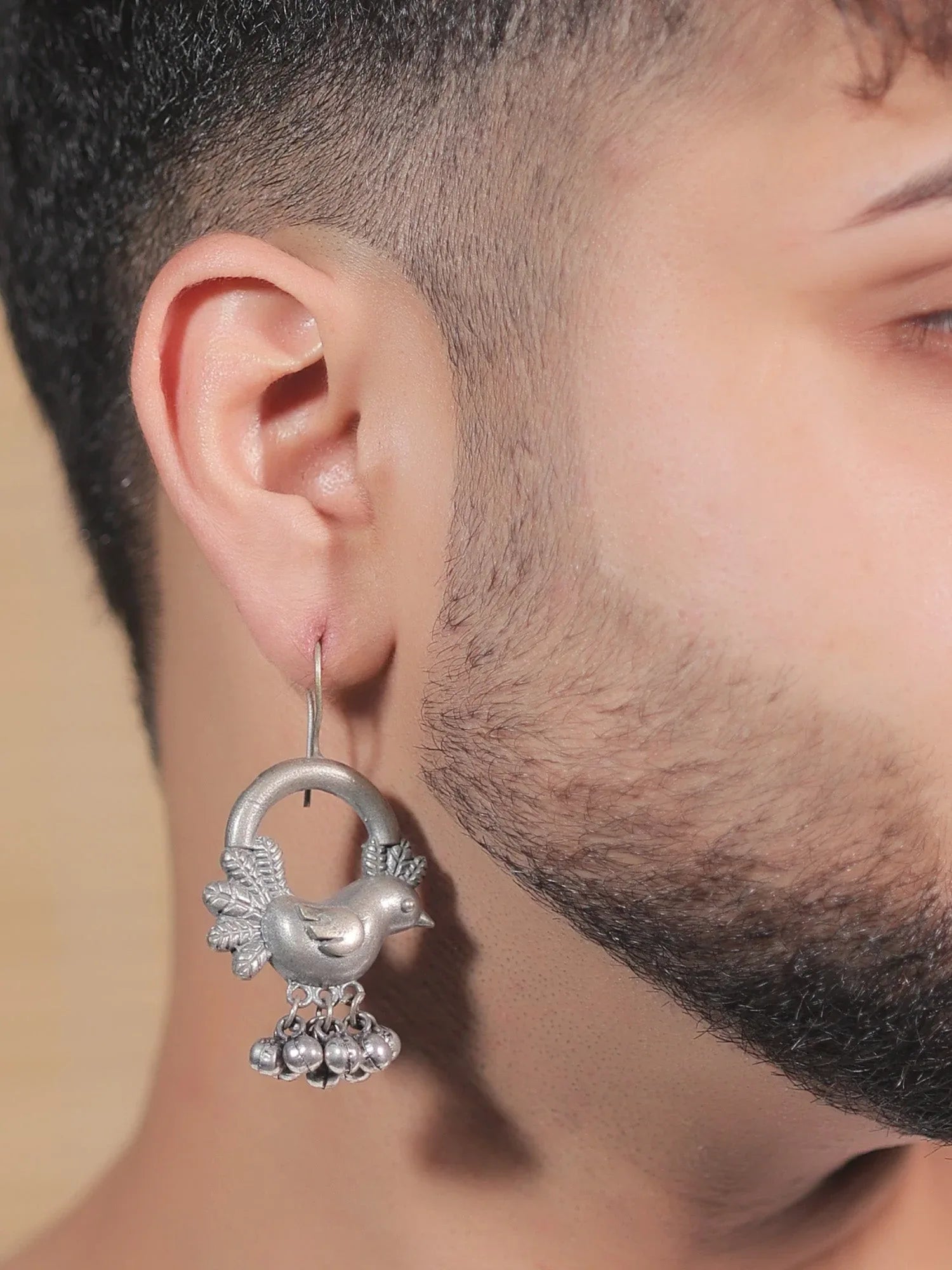 Geetashree Plain Oxidized earring