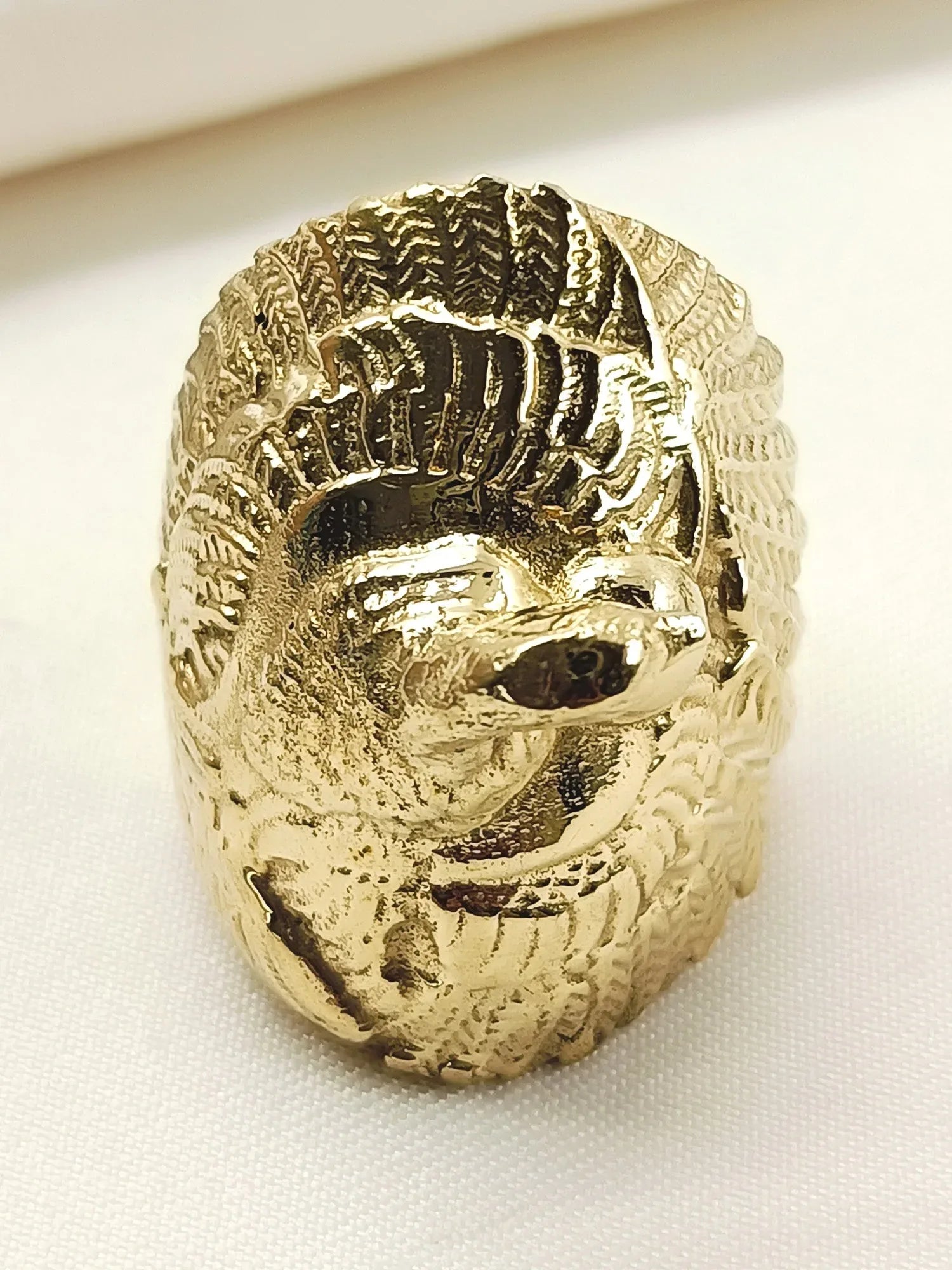 Leena Golden Western Finger Ring