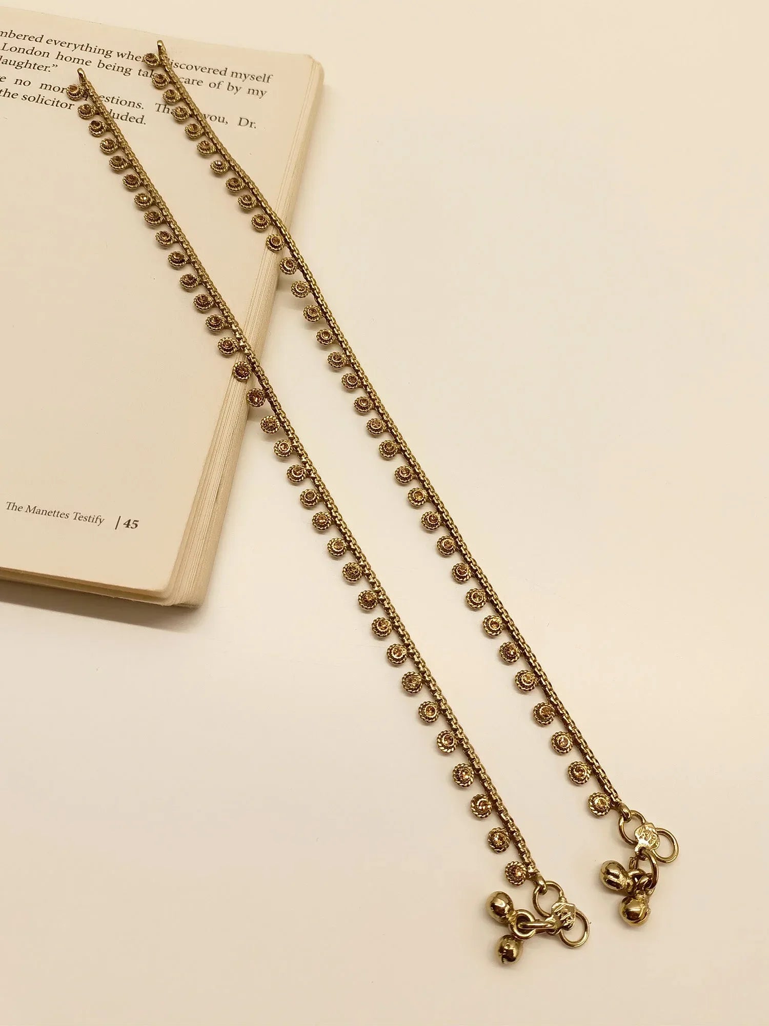 Dawa Copper Polki Anklet