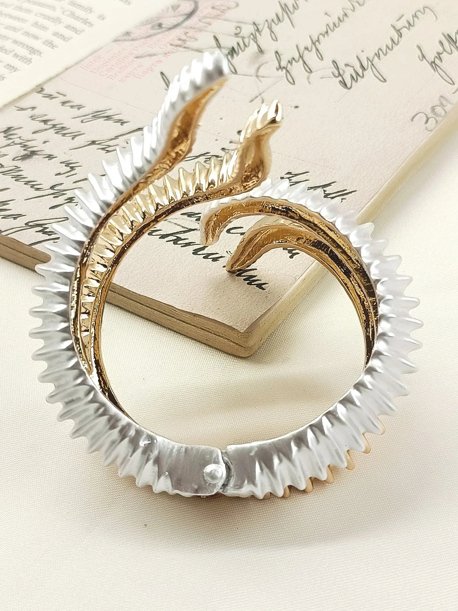 Zufra Golden N Silver Western Bracelet