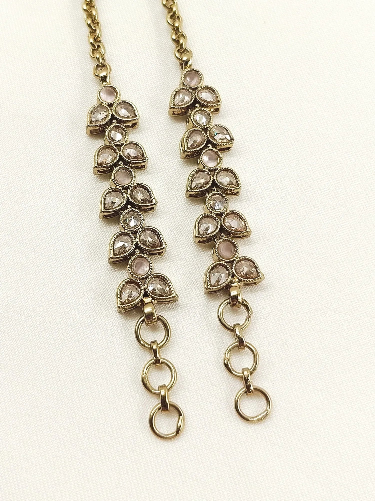 Rasika Copper Polki Traditional Ear Chain