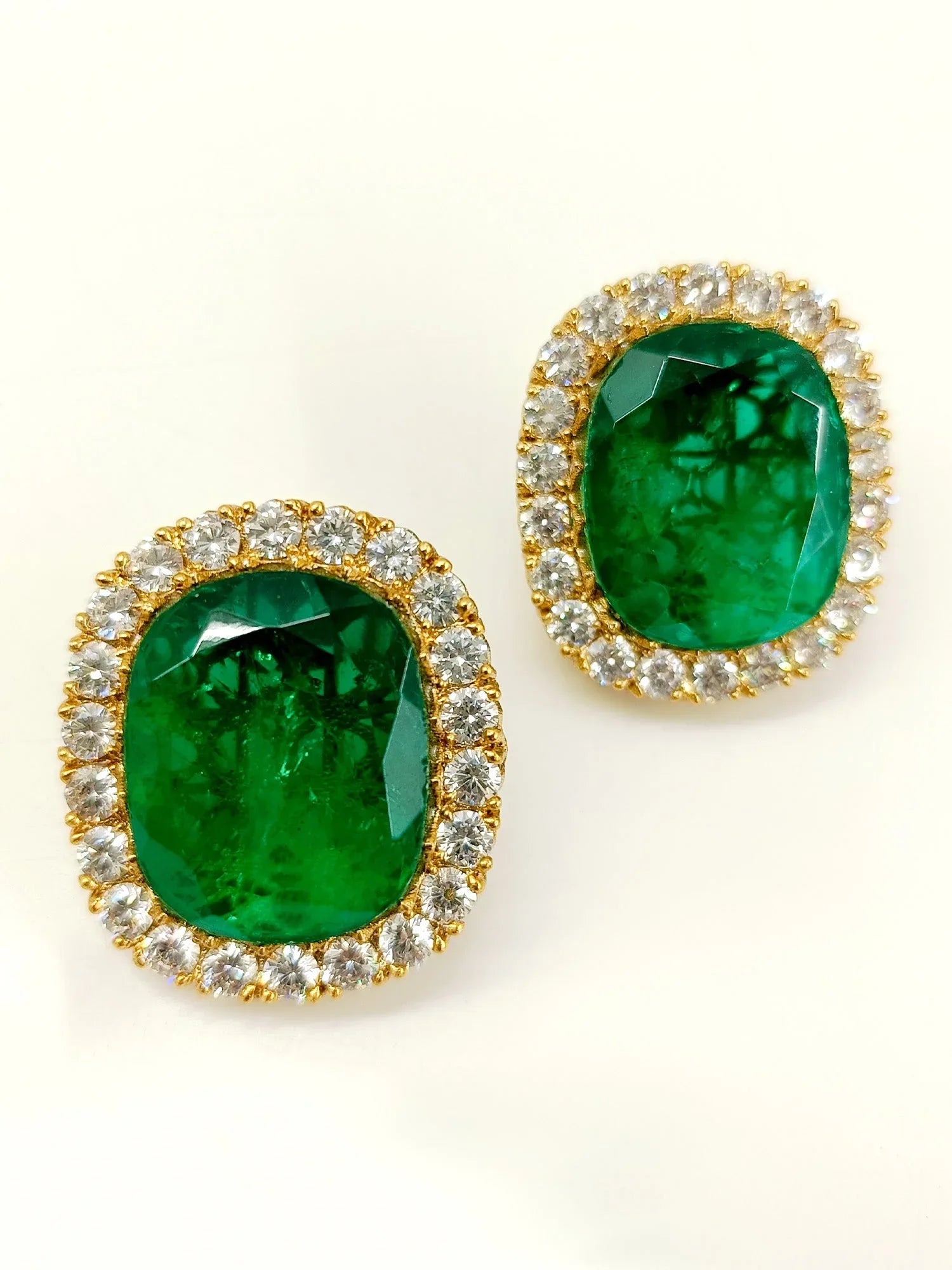 Raghavi Green American Diamond Tops