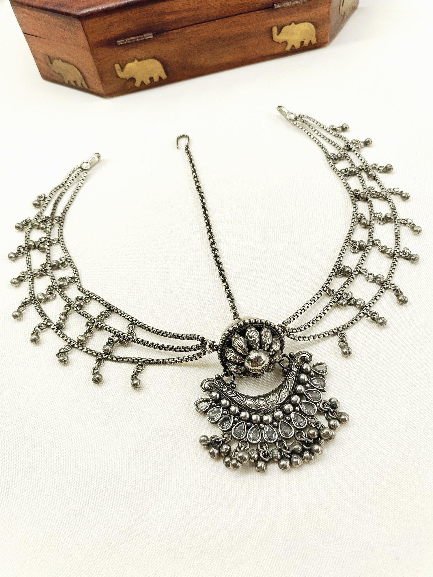 Parijat Plain Oxidized Mathapatti
