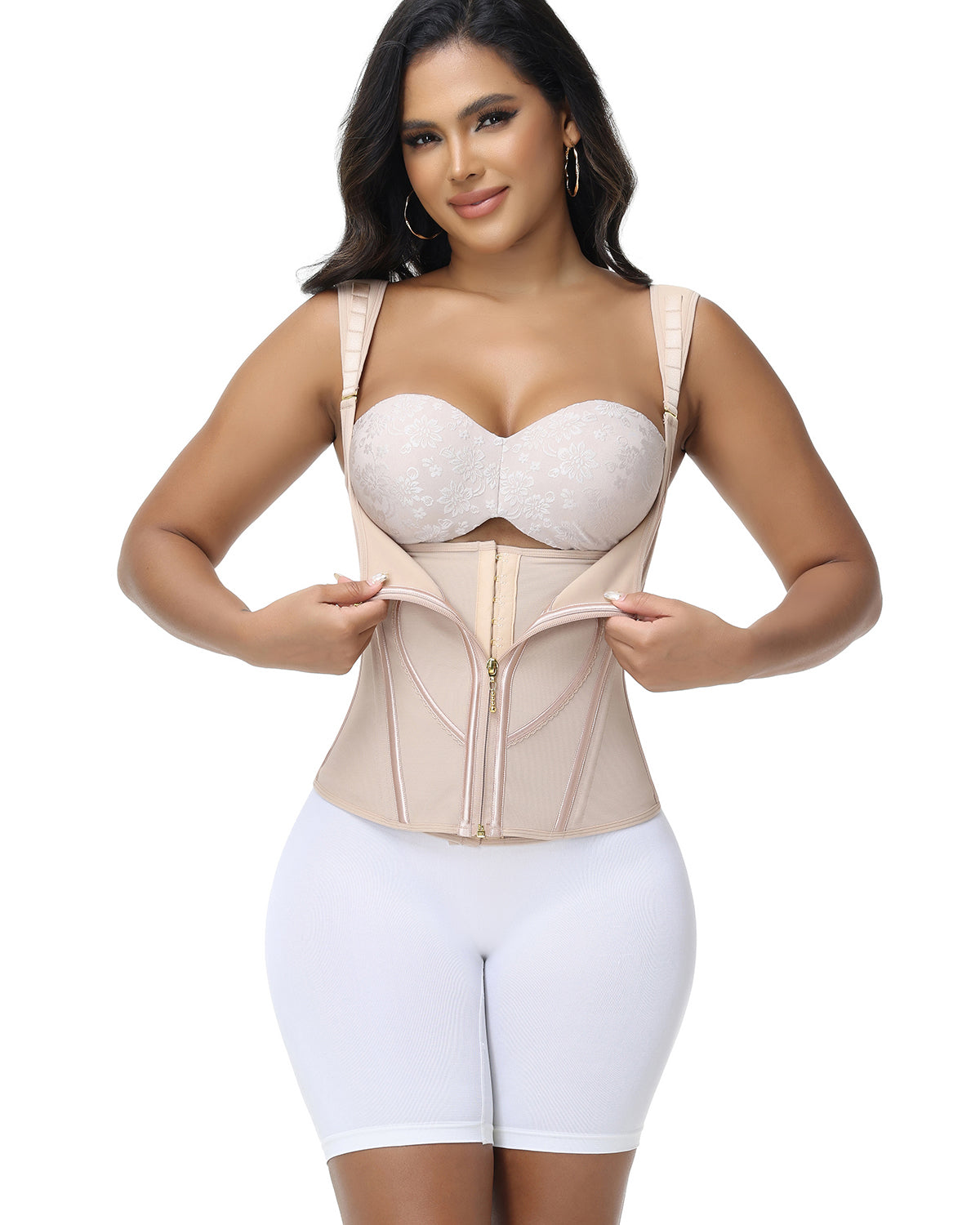 Shapshe® Fajas Colombianas Heart Pattern Tank Top Waist Trainer