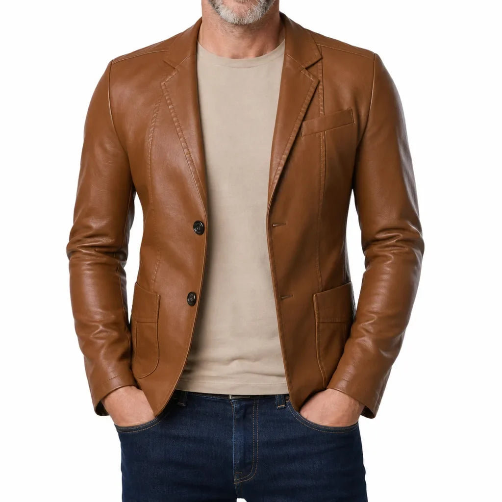 Alaric | Mens Fall Leather Jacket