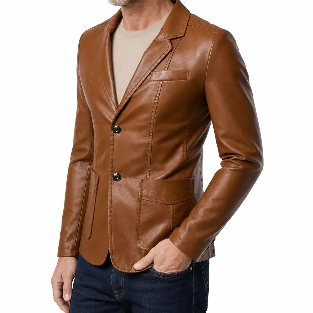 Alaric | Mens Fall Leather Jacket