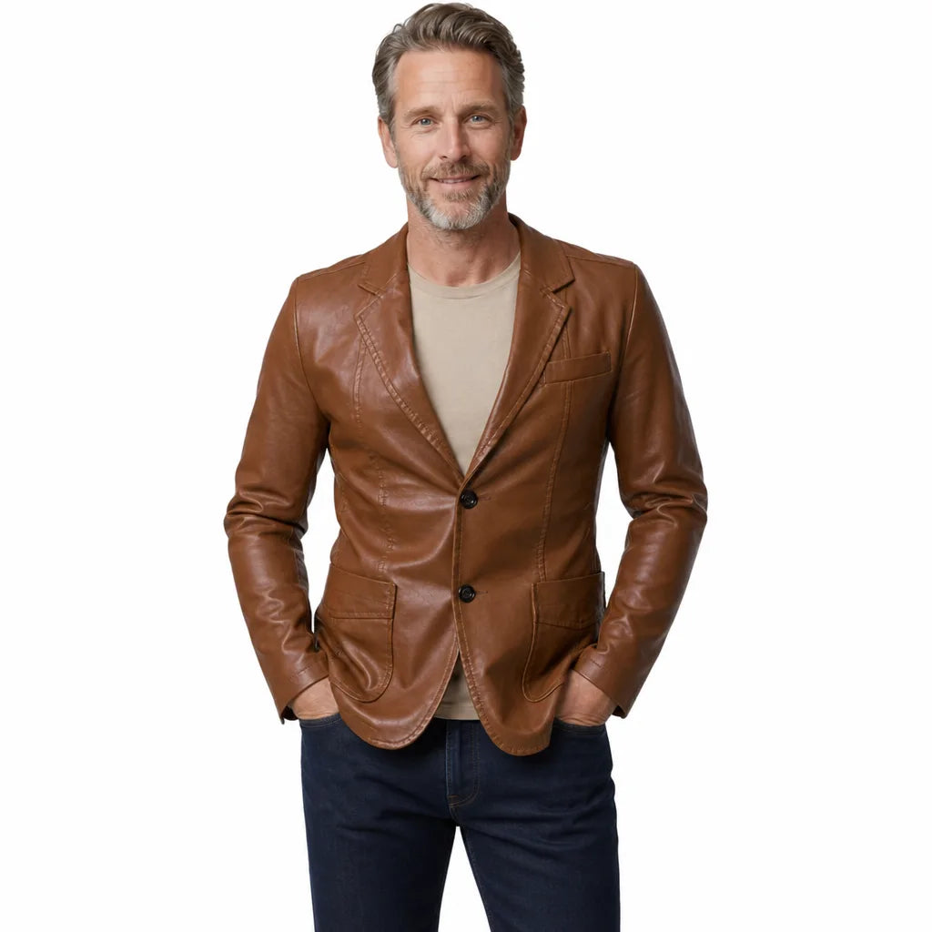 Alaric | Mens Fall Leather Jacket
