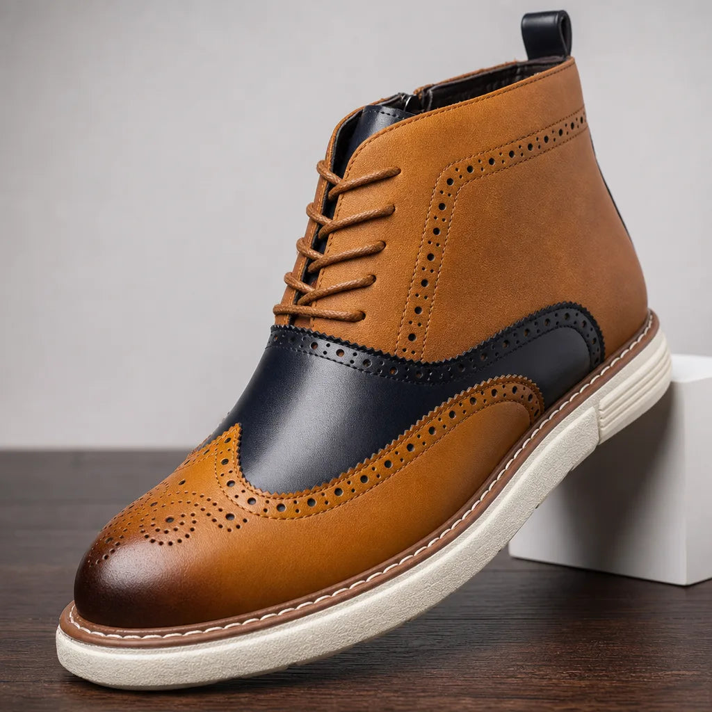 Aldwin | Men's Fall Leather Ankle Boots