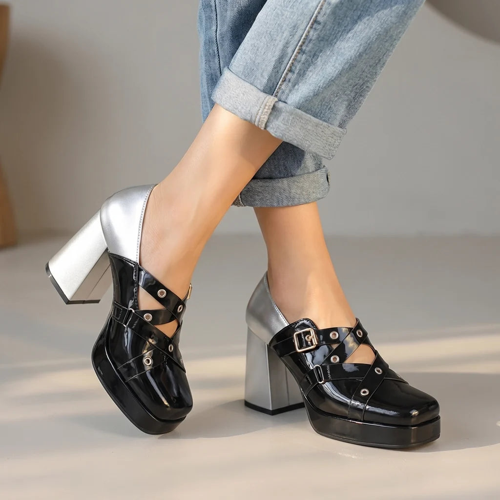 Aleesha Block Heels