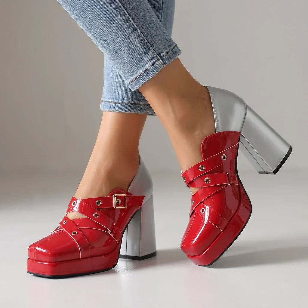 Aleesha Block Heels