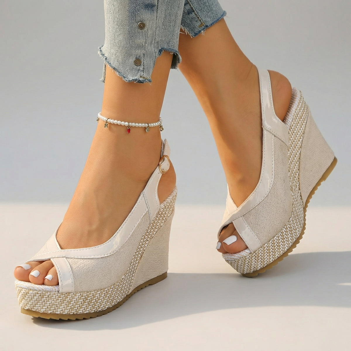Alina Slingback Wedges