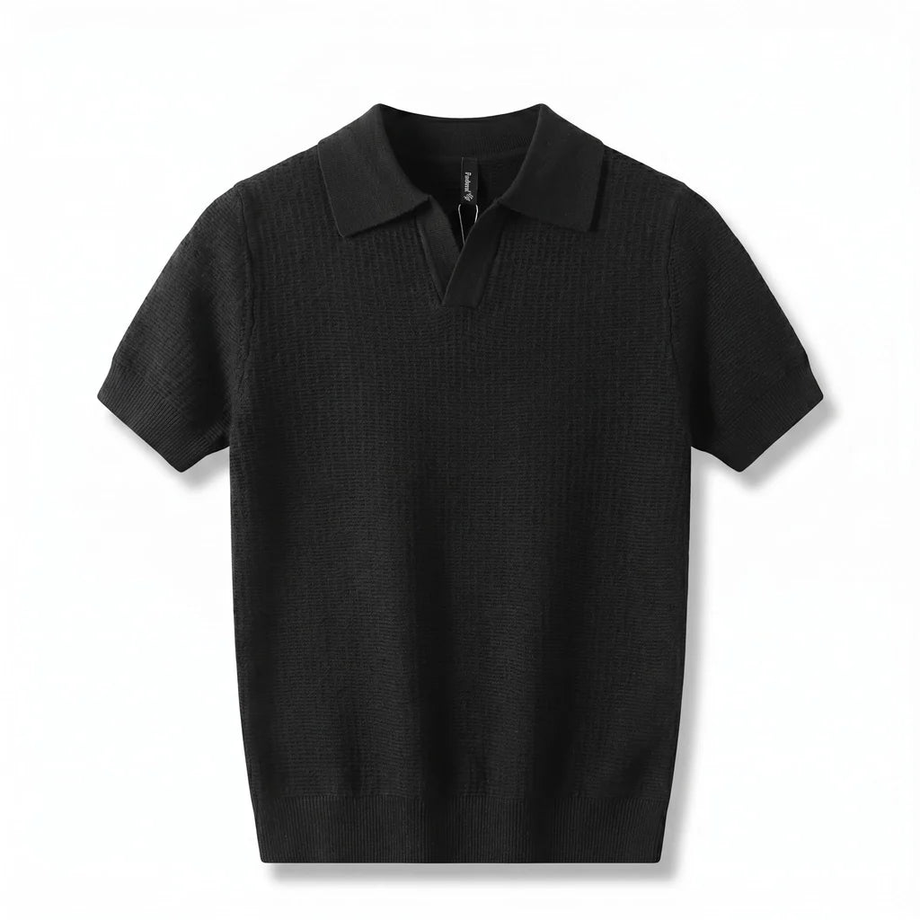 Andre Pleated Polo
