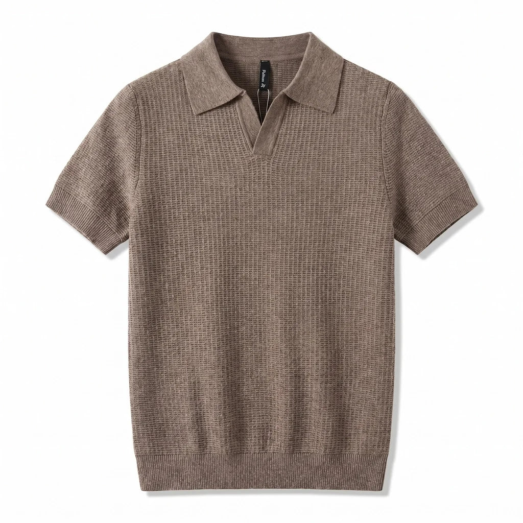 Andre Pleated Polo