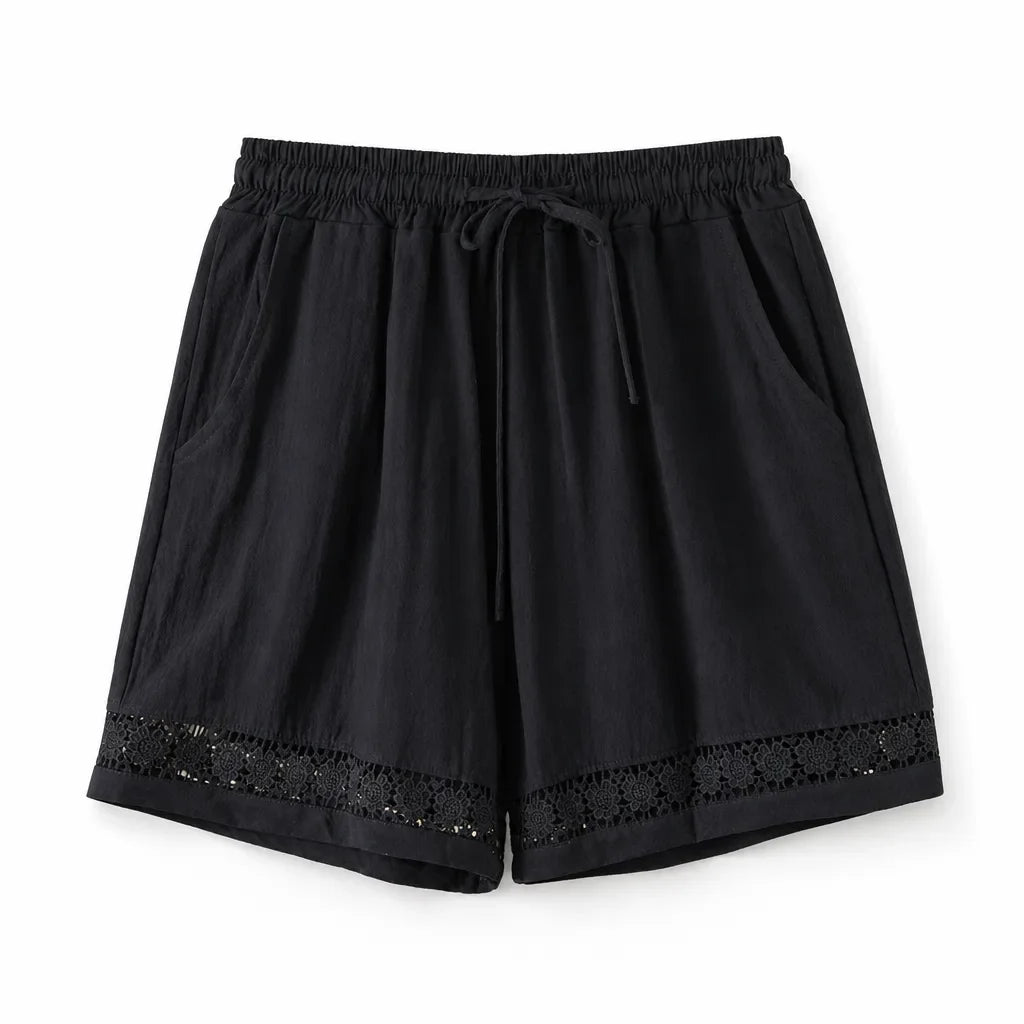Anneliese Lace Trim Shorts