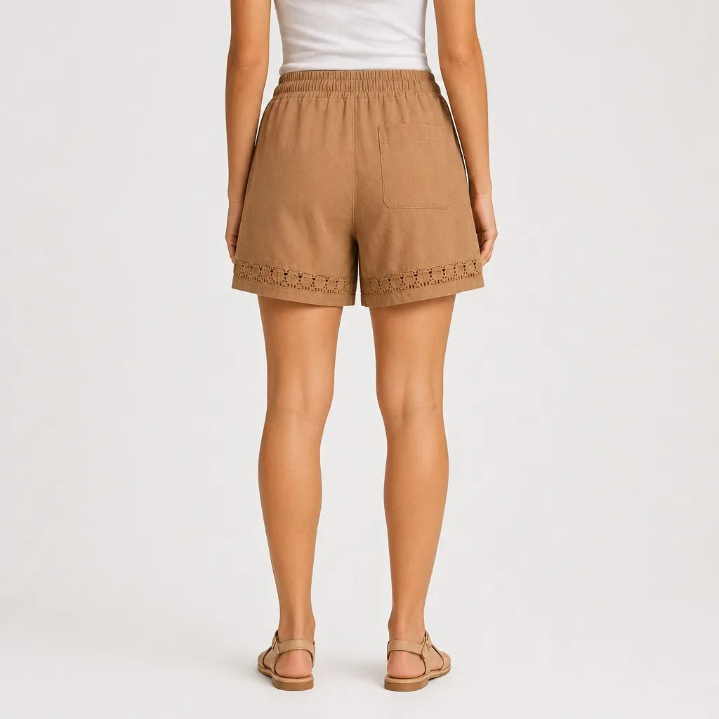 Anneliese Lace Trim Shorts