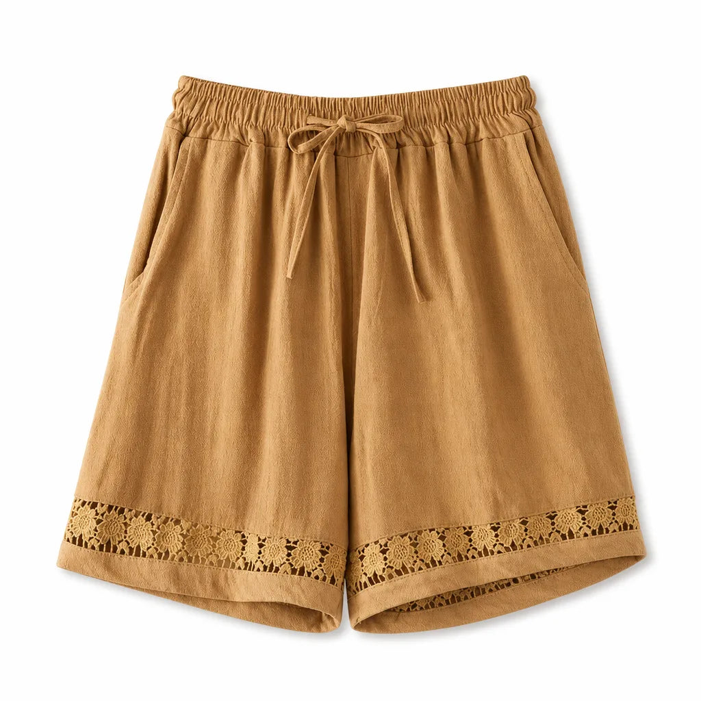 Anneliese Lace Trim Shorts