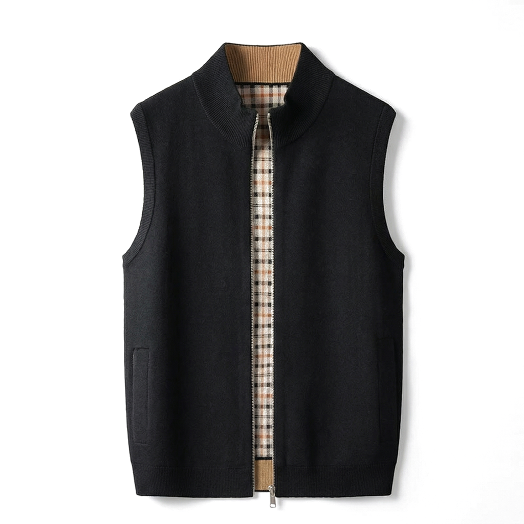 Arden Wool Zip Vest