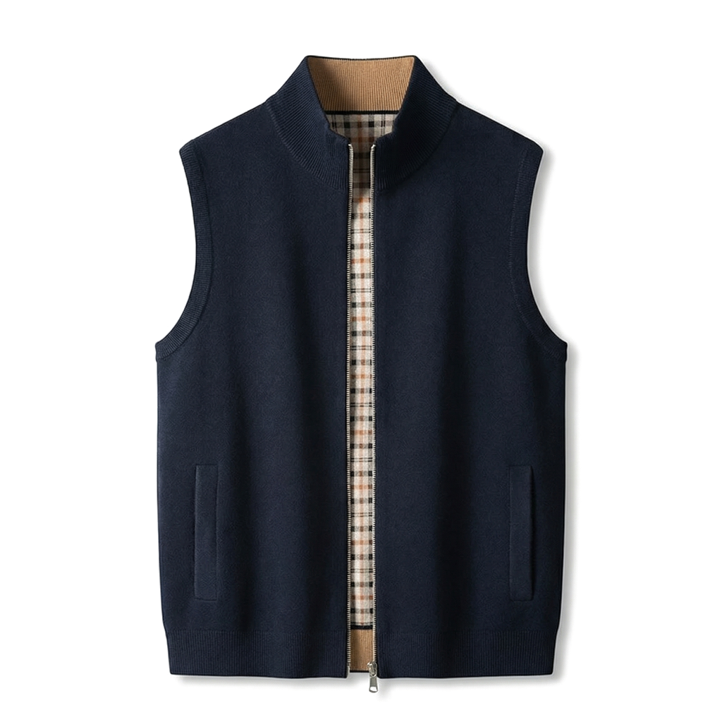 Arden Wool Zip Vest
