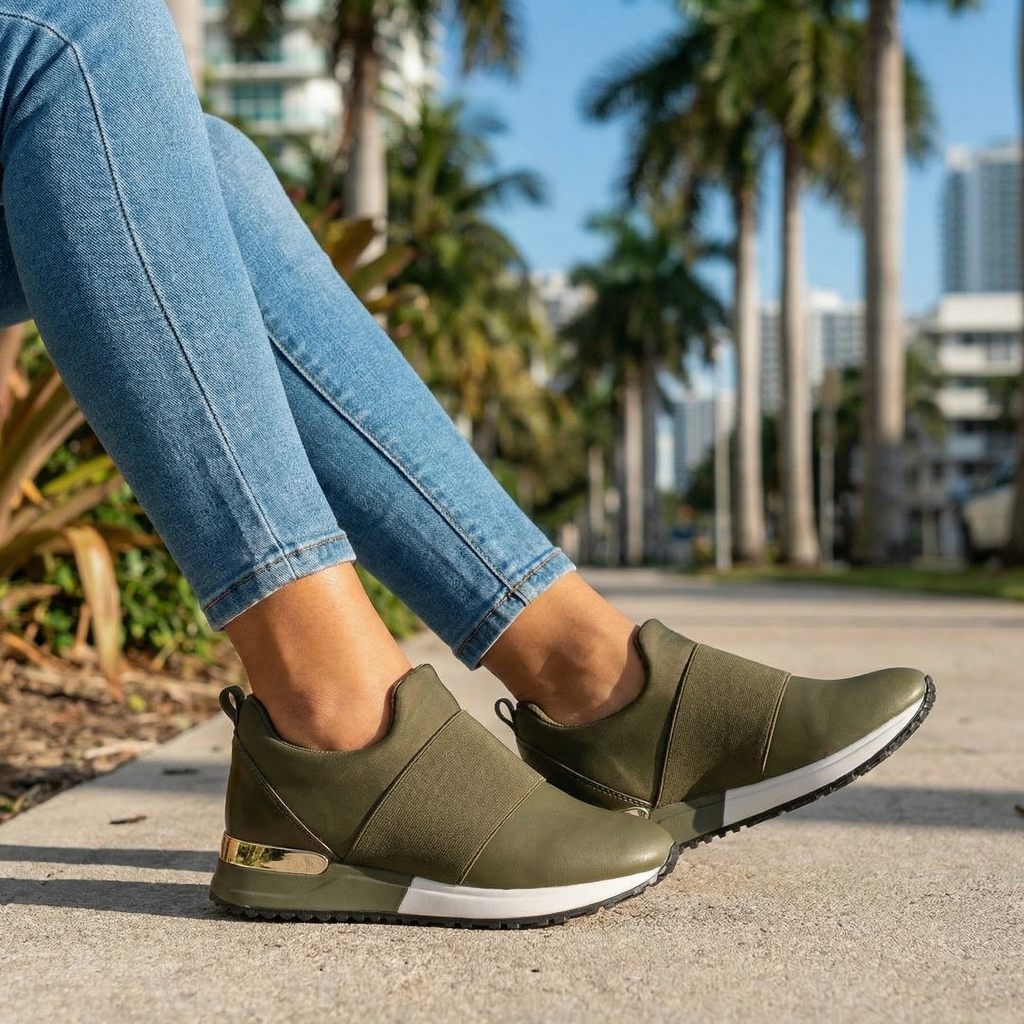 Lucille Wedge Sneakers